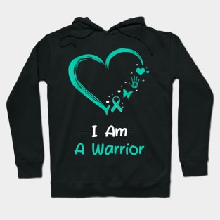 Cervical Cancer Awareness gift I am a Warrior Hoodie